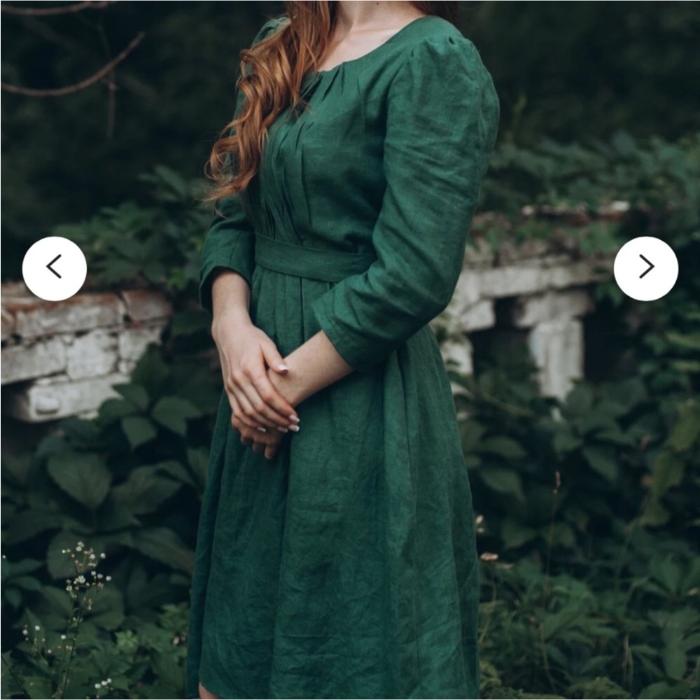 Linen dress size small